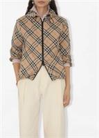 Women BURBERRY Check Hooded Lightweight Jacket. L(fits M-L).Current Season.£955 - L Regular