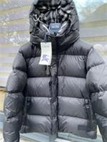 BURBERRY HALSBY BLACK PUFFER JACKET -XL RRP £1295 - XL Regular