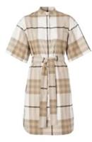 BURBERRY Amble Print Check Shirt Dress.uk 10(fits 12)Staff Sale .‼️NO BELT‼️ - 10 Regular