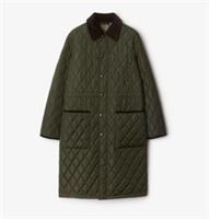 Womens BURBERRY quilted Mid Length Car Coat. Lightweight.Sz S.Fits Uk 10.&pound;1200+ - S Regular
