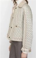 BURBERRY Womens Quilted Nylon Floriston Jacket.wisp Grey.sz S..&pound;1450 - S Regular