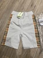 BURBERRY NOLAN KIDS COTTON GREY /SILVER SHORTS -Age 10Y