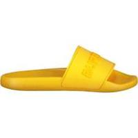 Burberry Logo Tech Furley Sliders Yellow