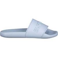 Burberry Logo Tech Furley Sliders Sky Blue