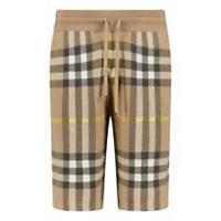 Burberry 'Weaver' Cotton Shorts Truffle Check Brown