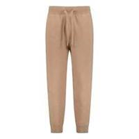 Burberry 'Hunton' Knitted Cuffed Cashmere Sweatpants Camel