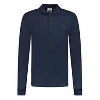 Burberry 'Gateforth' Long Sleeve Polo-Shirt Navy