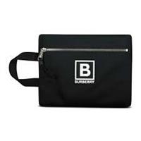 Burberry Handle Pouch Bag Black