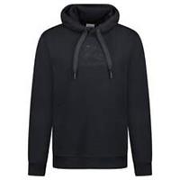 Burberry 'Tidan' Embroidered Logo Hoody Black