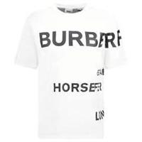 Burberry Horseferry Cotton T-Shirt White