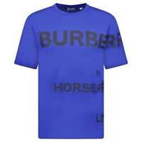 Burberry Horseferry Cotton T-Shirt Blue