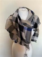 Burberry Half Mega Lightweight Cashmere Scarf, Lichen, 200x100. New in box.