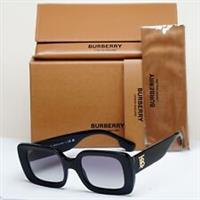 Burberry Sunglasses Delilah Black Gold Square Grey Gradient BE 4327 3001/11 51mm