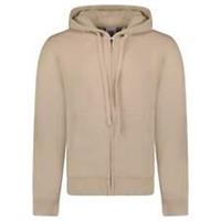 Burberry 'Lindley' Knitted Cashmere Hoodie Soft Fawn Beige