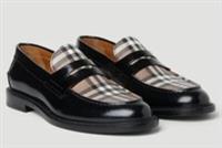 Burberry Check Panel Croftwood Loafers, shoes UK 9 43 BNIB