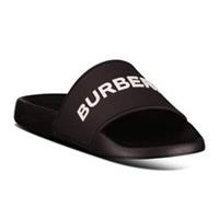 Burberry Logo Tech Furley Sliders Black