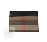 Burberry Beige Card Holder Credit Card Wallet