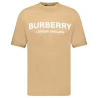 Burberry 'Ellison' London Logo Print T-Shirt Archive Beige