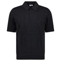 Burberry 'Kieran' Knit Polo-Shirt Black