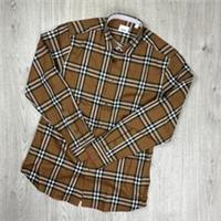 Burberry Check Shirt - Beige