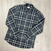 Burberry Check Shirt - Grey