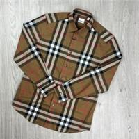 Burberry Check Shirt - Beige
