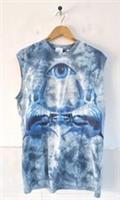Burberry Shark Mens Womens Tank Top Blue Size Medium, rrp £450.