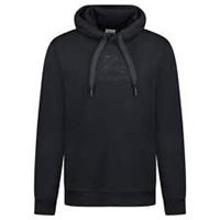 Burberry 'Tidan' Embroidered Logo Hoodie Black