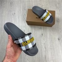 Burberry Furley Slides - Grey