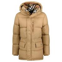 Burberry Haworth Mid Length Down Puffer Jacket Beige