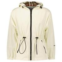 Burberry 'Birley' Check Hooded Rain Jacket Vanilla