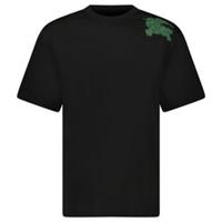 Burberry Graffiti Equestrian Knight T-Shirt in Black