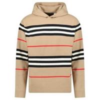 Burberry 'Sandby' Check Hoodie Archive Beige