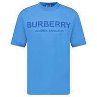 Burberry 'Ellison' London Logo Print T-Shirt Blue