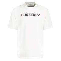 Burberry 'Ellison' Logo Print T-Shirt White