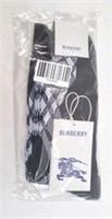 Burberry Socks Tri Bar Sock Set - Black/White - Size Large 3 Pack.