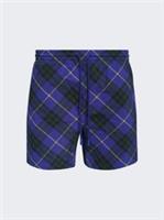 Burberry Navy Check Print Swim Shorts Size M Made in Italy - M Regular