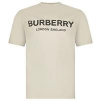 Burberry 'Ellison' Logo Print T-Shirt Lichen