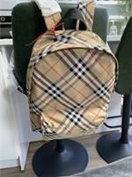 BURBERRY CHECK RUCKSACK 80913121 SAND - RRP &pound;1090