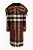 Burberry Genuine Duffle Check Wool Blend Felt Hooded Coat NEW - UK 6 Plus