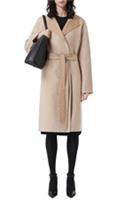 Burberry Genuine Monogram Wool Cashmere Wrap Coat NEW - UK 6 Regular