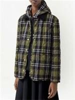 BURBERRY Check Green Dranefeld Jacket Coat Parka Size XXS RRP &pound;1250 NEW - XXS Regular