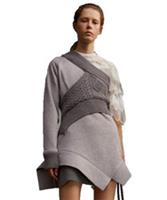 BURBERRY RUNWAY Cable Knit Panel Sweatshirt Dress UK 6 NEW - UK 6 Regular