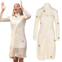 BURBERRY Unique Star-Motif Gathered Midi Dress Size UK 04/ XS NEW - UK 4 Regular