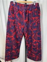 Burberry Wool Blend Rose Print Fleece Drawstring Trousers Size 2XL BNWT RRP &pound;950 - 2XL Regular