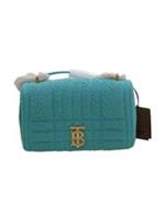 Burberry Women's Bag Blue Geometric Other with Leather Crossbody New with tags