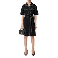 Burberry Shirt Mini Dress UK6 in Black RRP &pound;1150