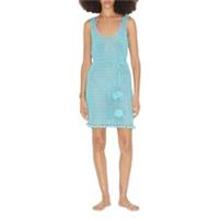 Burberry Jumper Mini Dress L in Blue RRP &pound;950