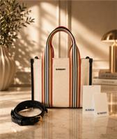 Authentic Burberry Mini Icon Canvas Book Tote Natural BNWT Dust Bag RRP &pound;1050