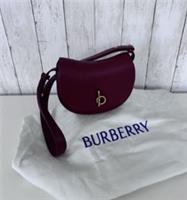 Burberry Bag Rocking Horse Mini Burgundy Calf Leather